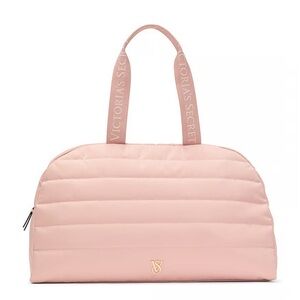 NWT Victoria's Secret light Pink Quilted Tote Bag